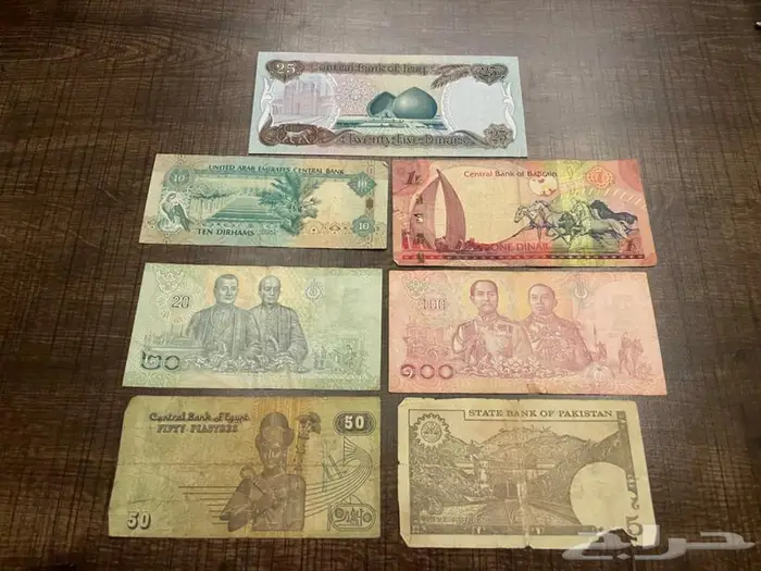 مجموعه عملات ورقيه منوعه 1