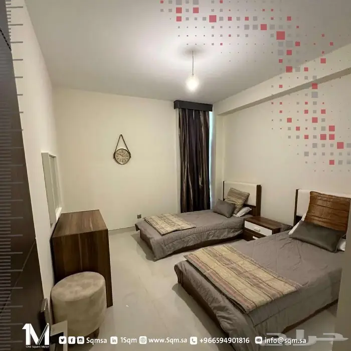 شقة ثلاث غرف نوم في مجمع ديار ريزيدنس في حي الامواج 13