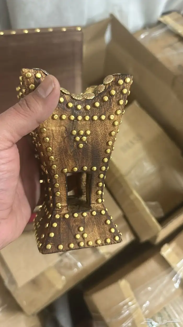 مبخره وصندوق عود في شنطة هدايا مجالس مكاتب شغل حايل (( الأثل 2
