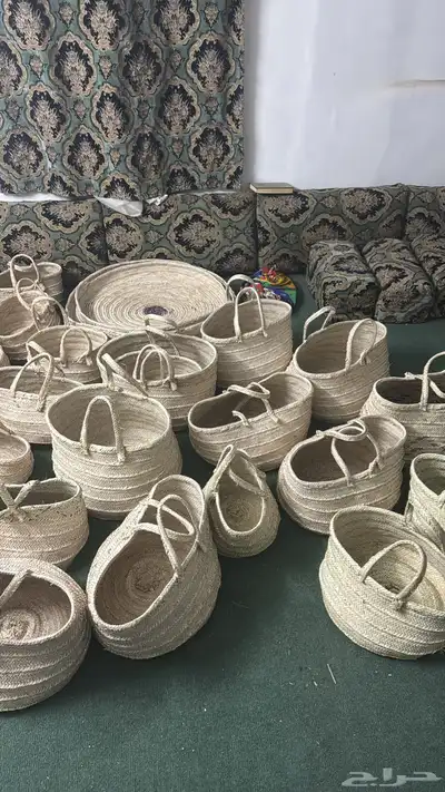 صناعة يدويه بسعف النخل 27