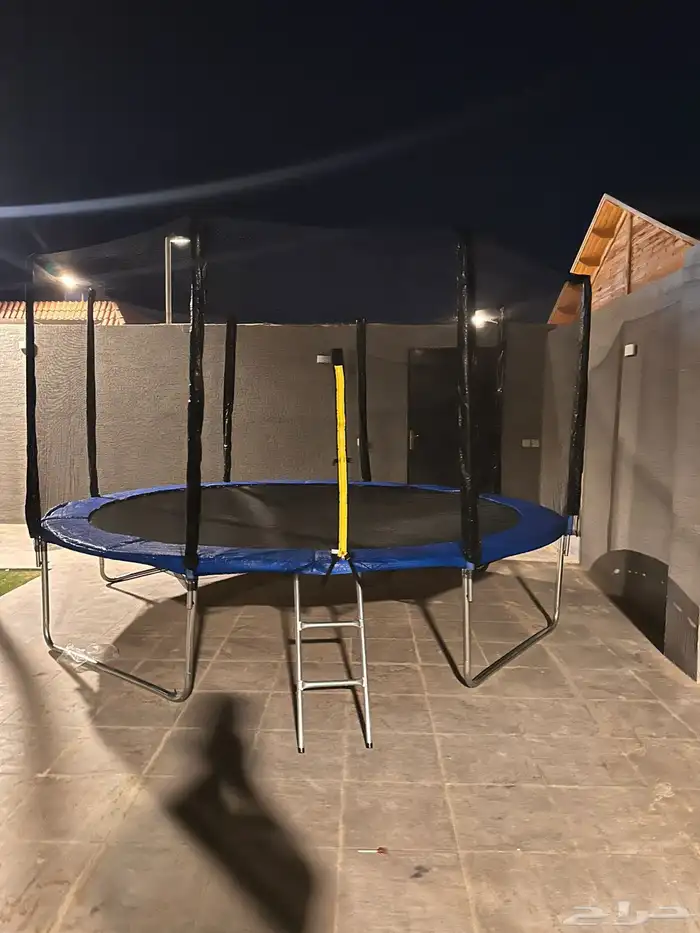نطيطة ترامبولين 12 قدم اجعل طفلك يستمتع تناسب خارجيه داخليه 2