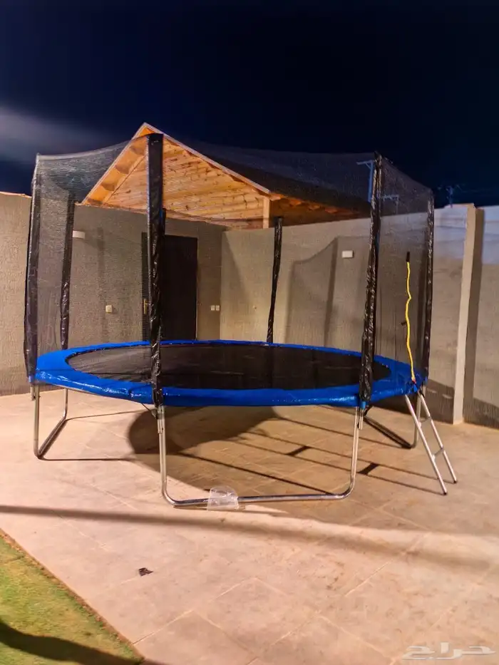 نطيطة ترامبولين 12 قدم اجعل طفلك يستمتع تناسب خارجيه داخليه 18