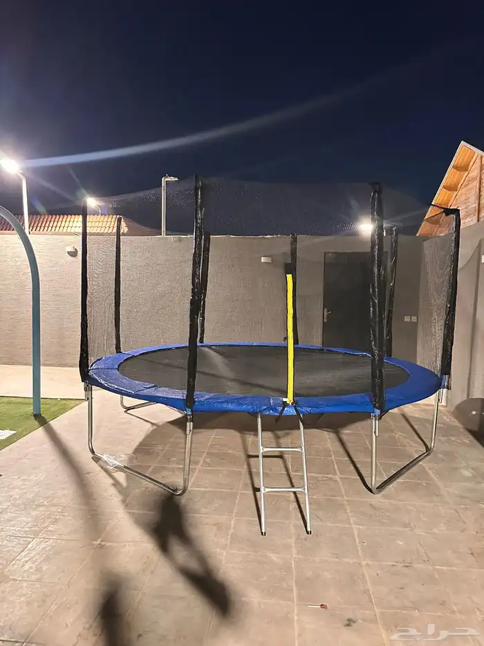 نطيطة ترامبولين 12 قدم اجعل طفلك يستمتع تناسب خارجيه داخليه 1