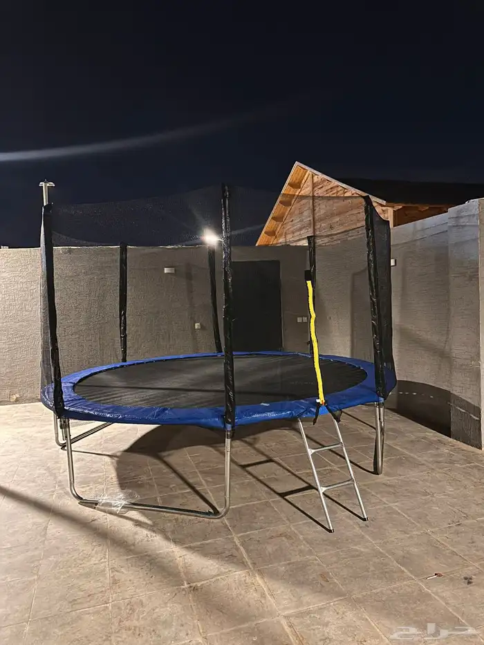 نطيطة ترامبولين 12 قدم اجعل طفلك يستمتع تناسب خارجيه داخليه 14