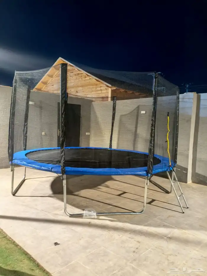 نطيطة ترامبولين 12 قدم اجعل طفلك يستمتع تناسب خارجيه داخليه 15