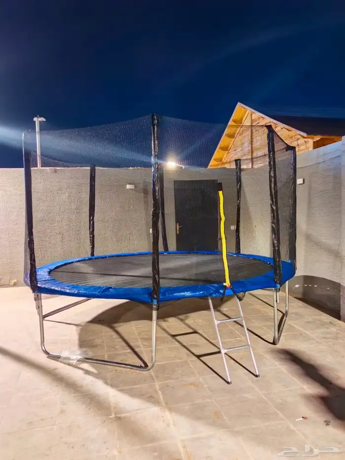 نطيطة ترامبولين 12 قدم اجعل طفلك يستمتع تناسب خارجيه داخليه 16