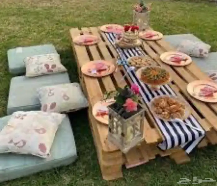 طبليات خشبيه ديكور 2