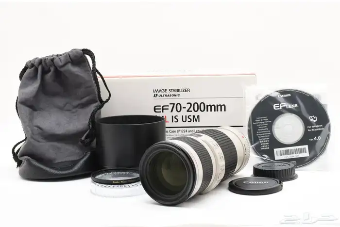 عدسة كانون EF 70-200 مم F4L 5