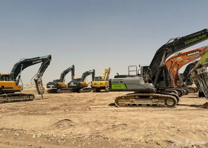 بوكلينات حفارات بوكلين حفار للإيجار 3