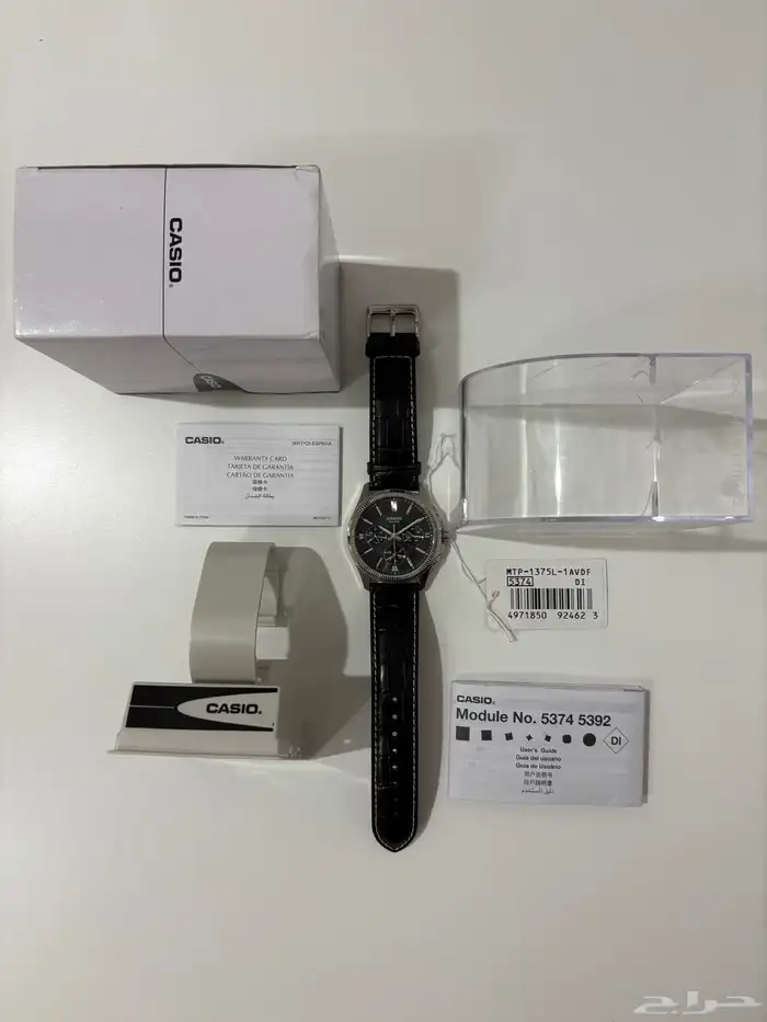 (((تم البيع))) ساعة يابانية ماركة كاسيو مقاس CASIO 42mm 2