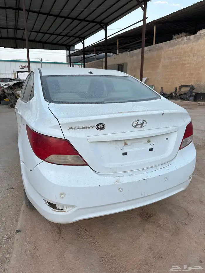 هونداي اكسنت 2013 تشليح 2