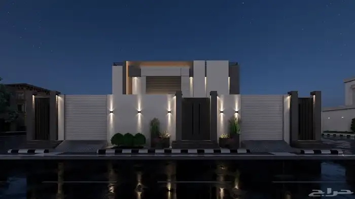 تصميم واجهات فلل وديكور داخلي 3D 4