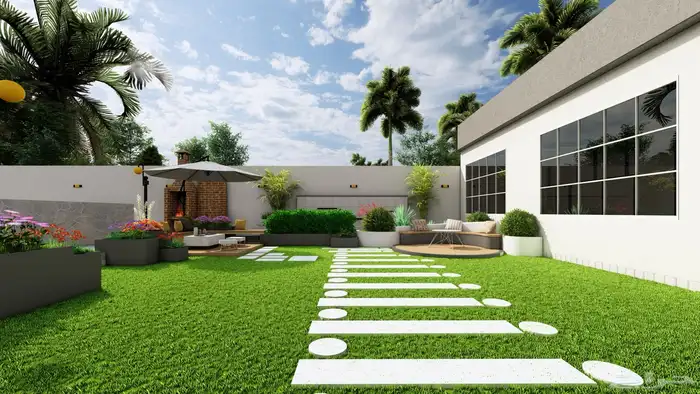 تصميم واجهات فلل وديكور داخلي 3D 15