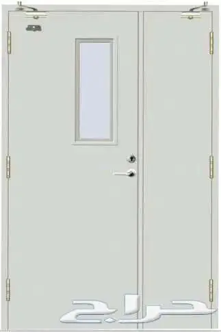 تصنيع وتركيب ابواب معدنية ضد الحريق و ابواب طواري FIRE RATED 21