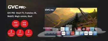 شاشة GVC Pro 55 بوصة   QLED 4K   سمارت بنظام WebOS 4