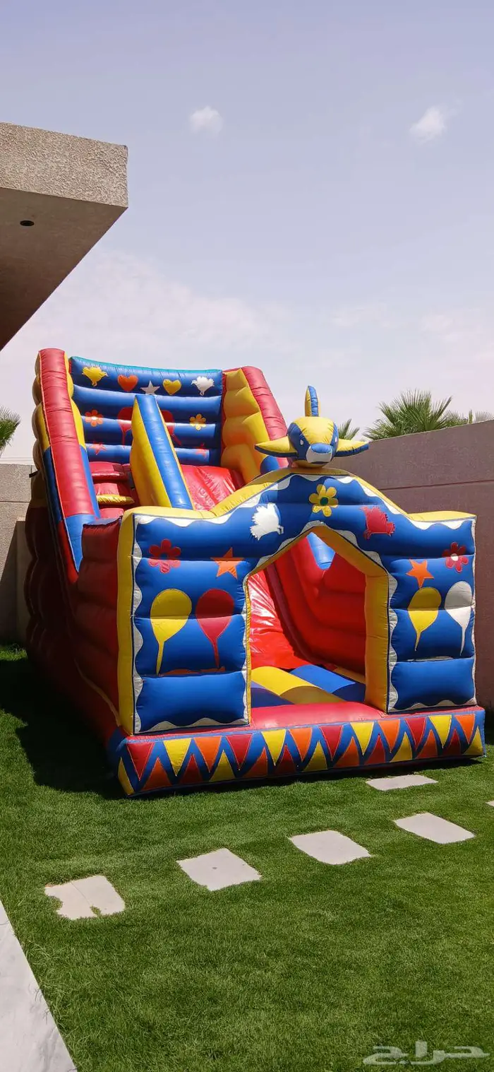 نطيطات ملعب صابوني زحليقه مائيه 3