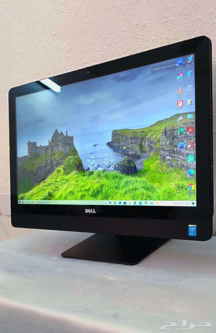 كمبيوتر مكتبي شامل_الكل في واحد_دل_لمس_أخو الجديد_i7_شاشة24 4