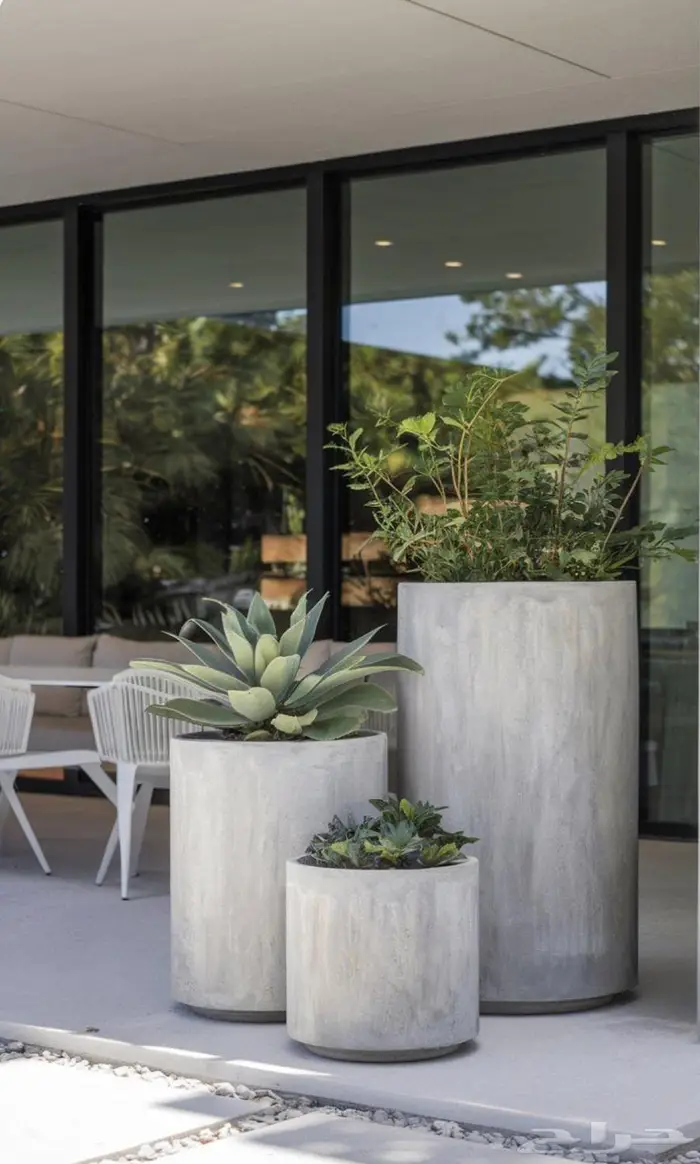 مراكن زرع مودرن فيبر جلاس واسمنتيه 1