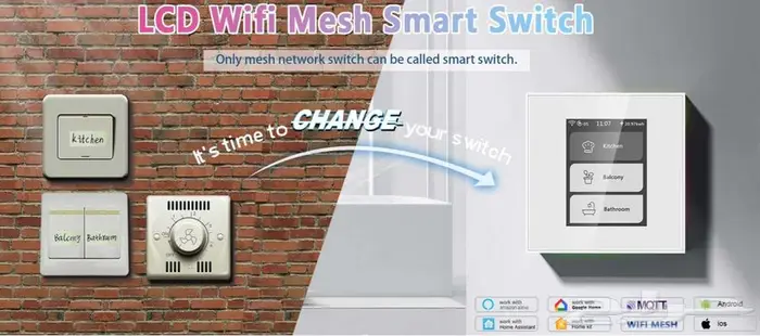 LCD Smart WIFI Switch 1