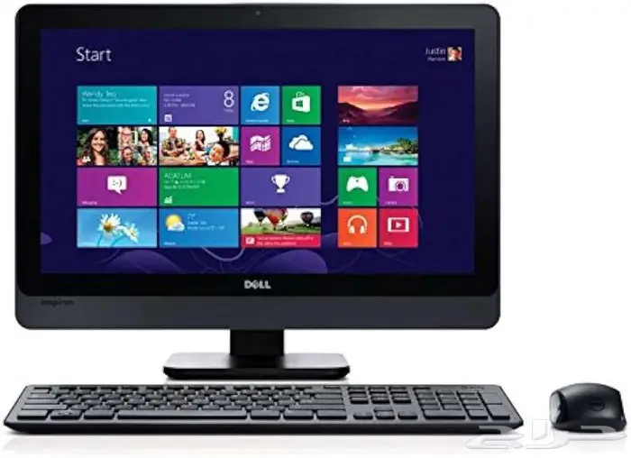 كمبيوتر مكتبي شامل_الكل في واحد_دل_لمس_أخو الجديد_i7_شاشة24 16