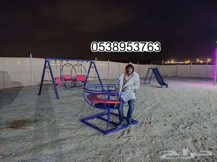 جميع الألعاب متوفرة مراجيح وزحليقة ونطاطات 25