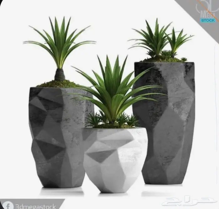 مراكن زرع مودرن فيبر جلاس واسمنتيه 5