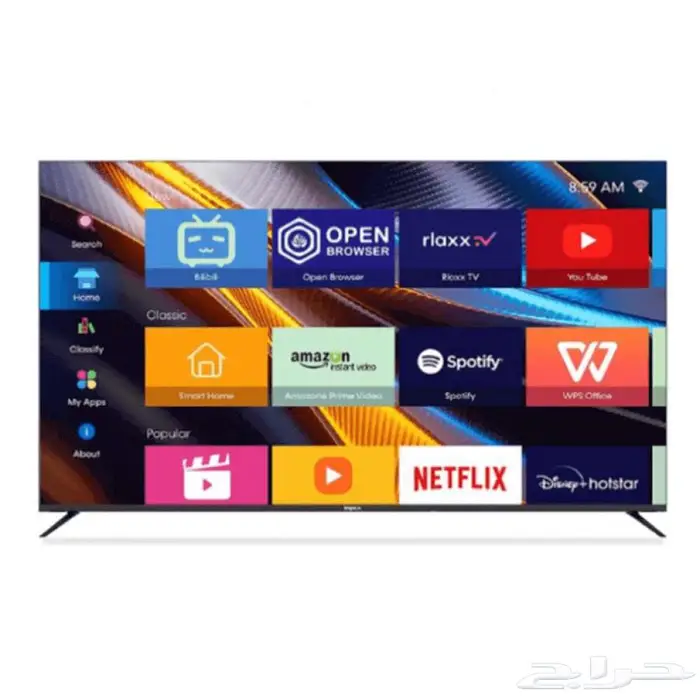 شاشة GVC Pro 55 بوصة   QLED 4K   سمارت بنظام WebOS 2