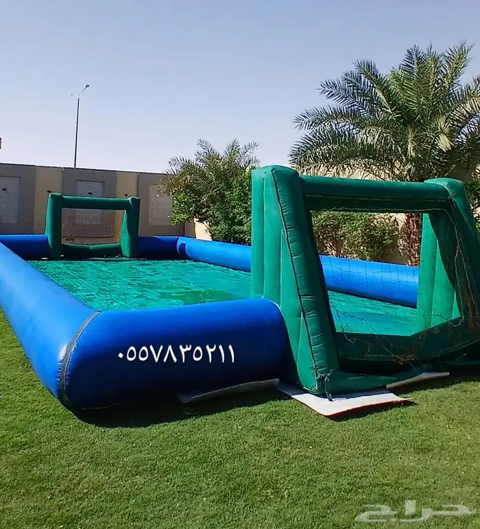 نطيطات ملعب صابوني زحليقه مائيه 5