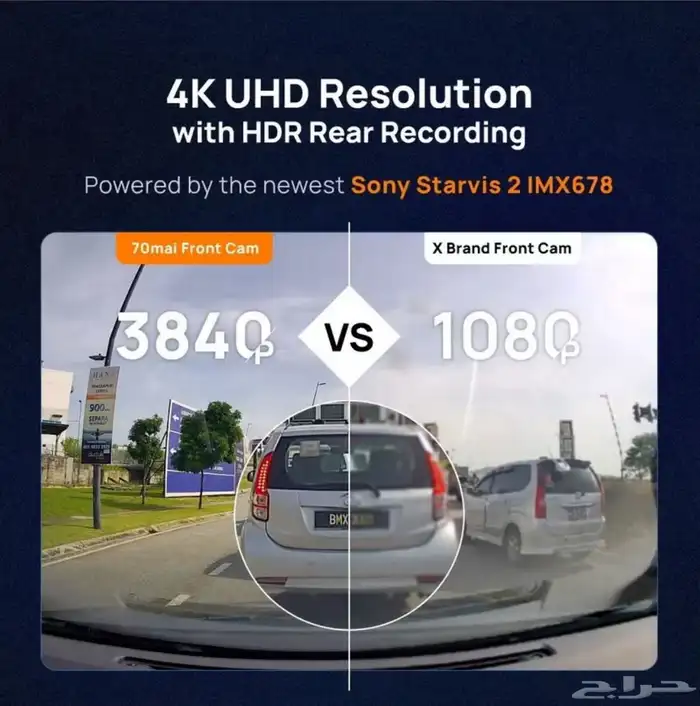 داش كام 70mai A810 4K كاميرا - Dashcam 2