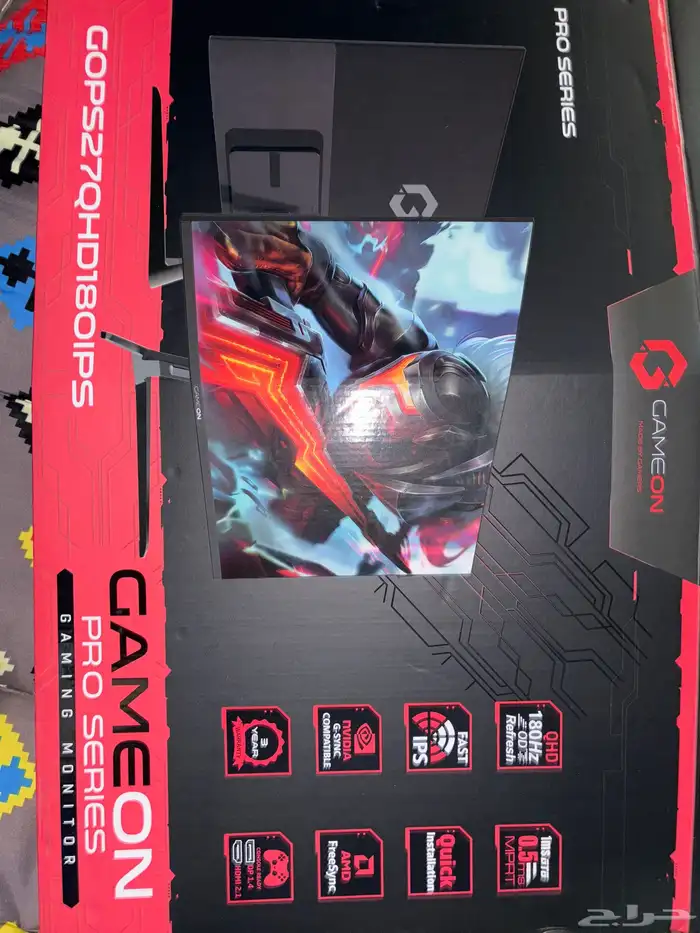 شاشه العاب من شركه Gameon GOPS27QHD180IPS 0