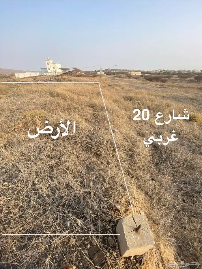 أرض مميزه للبيع رجال المع بني زيد ب 90 الف 7