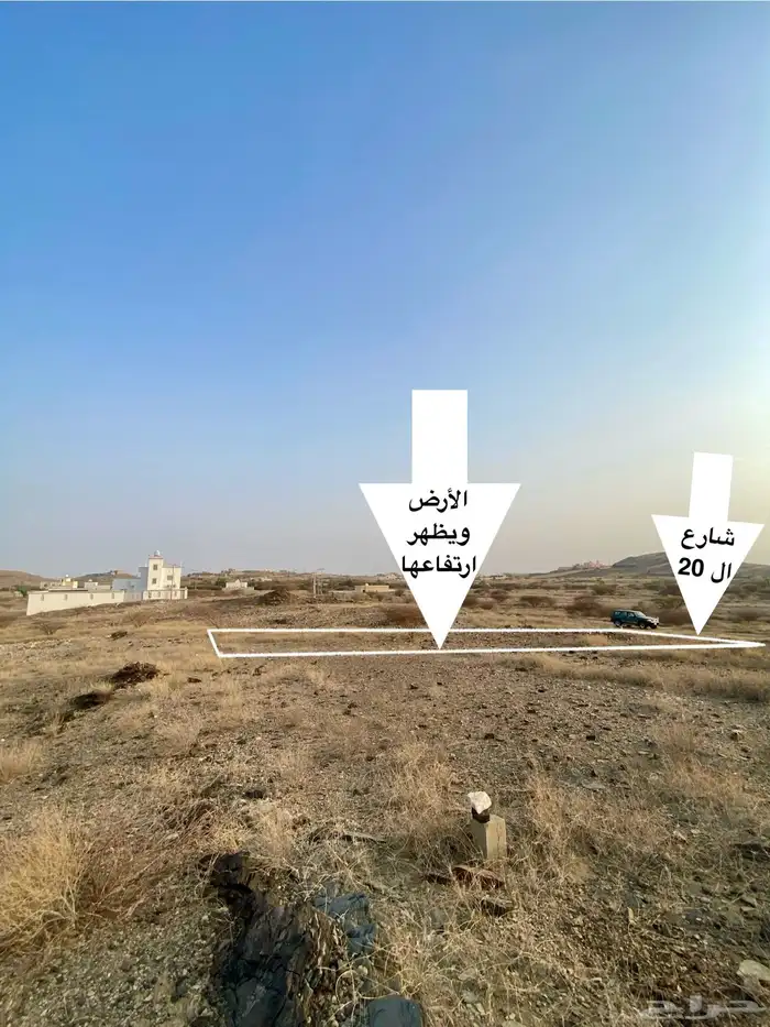 أرض مميزه للبيع رجال المع بني زيد ب 90 الف 4