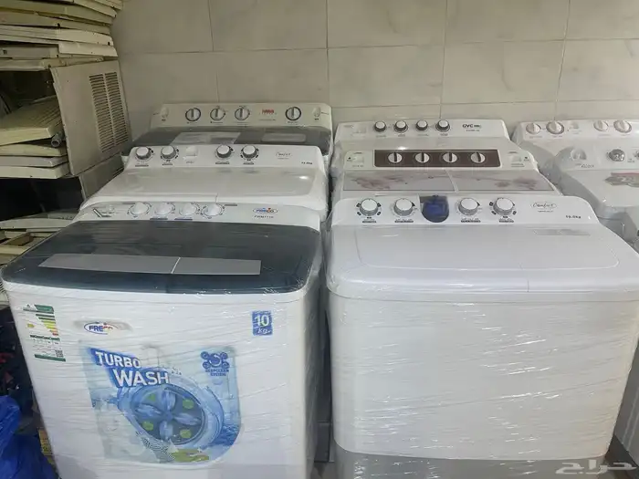 غسالات حوضين مستعمله نظيفه متوفره جميع الاحجام 0