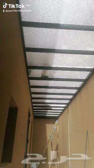 حداد مظلات برجولات تغطيت لكسان سواتر 12