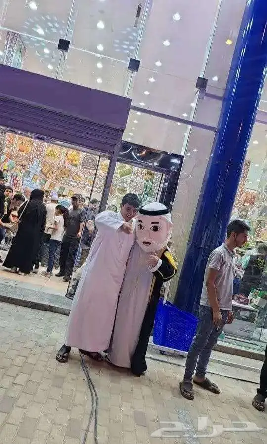 لبس ماسكك سعودي ثوب شماغ غترهه عقال ملابس نتنكريه زي كلاون 8