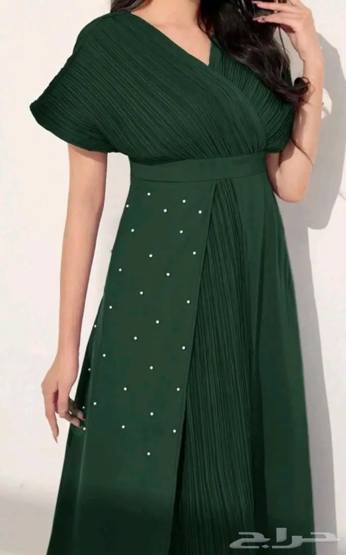 ب50 ريال 2 فستان أخضر مشجر وسادة 0