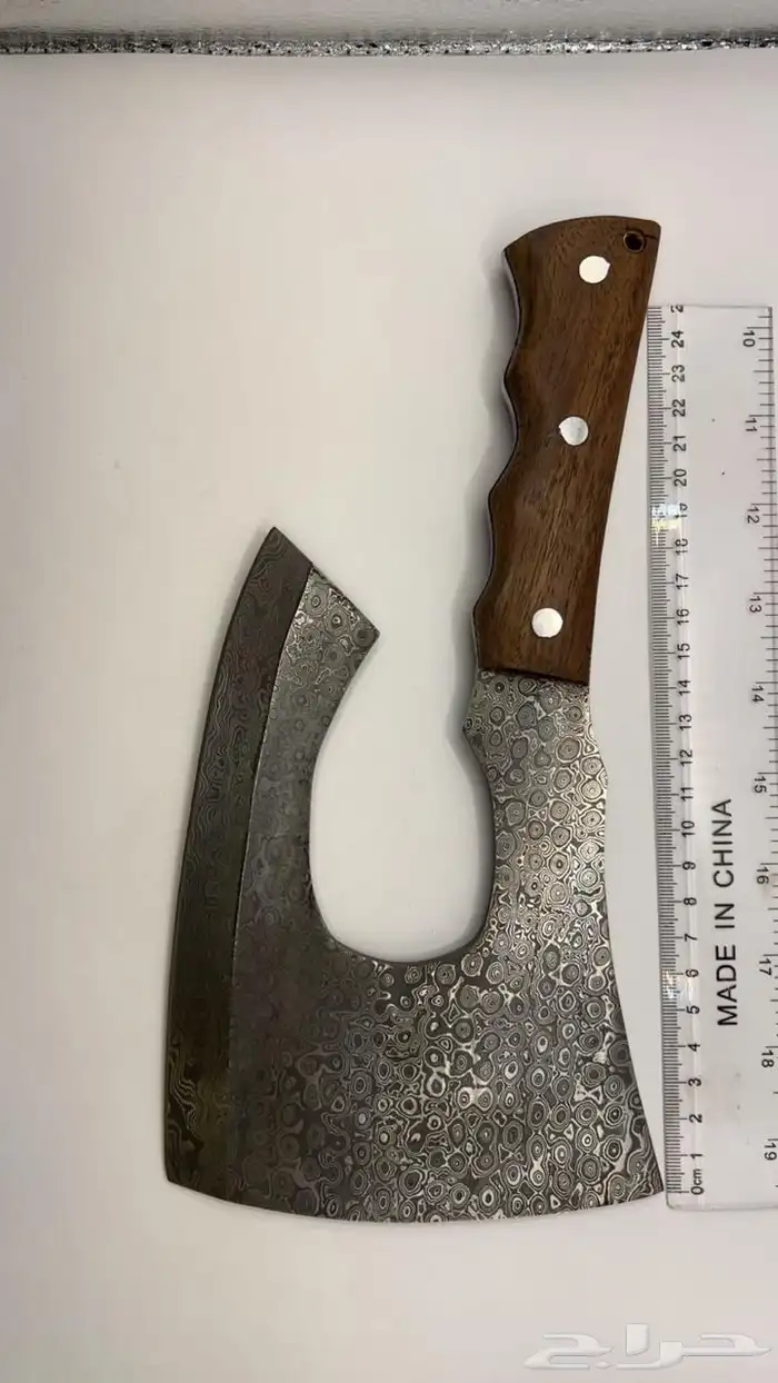 فاس وساطور وسكاكين دمشقي فاخره وبسعر مميز 3