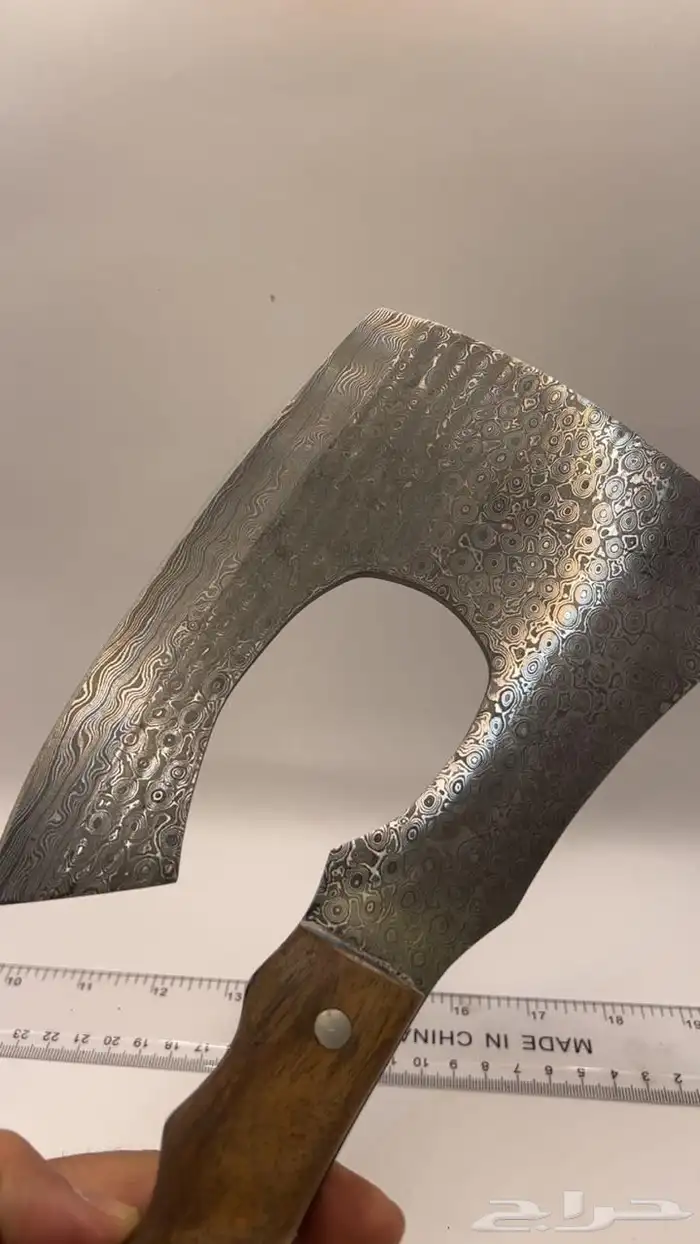 فاس وساطور وسكاكين دمشقي فاخره وبسعر مميز 4