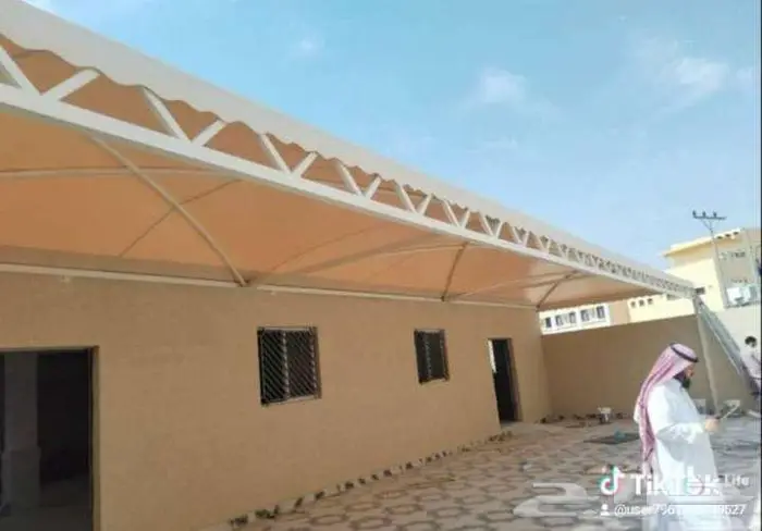 حداد مظلات برجولات تغطيت لكسان سواتر 9