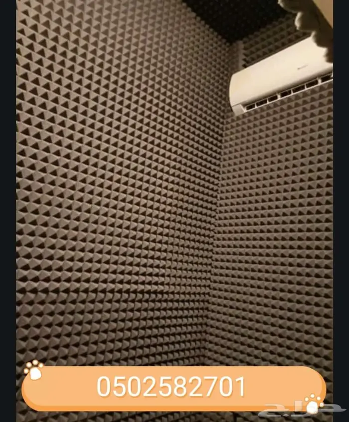 عازل صوت أبواب عزل صوت جدران عوازل صوت سنيمئات واستديوهات 2