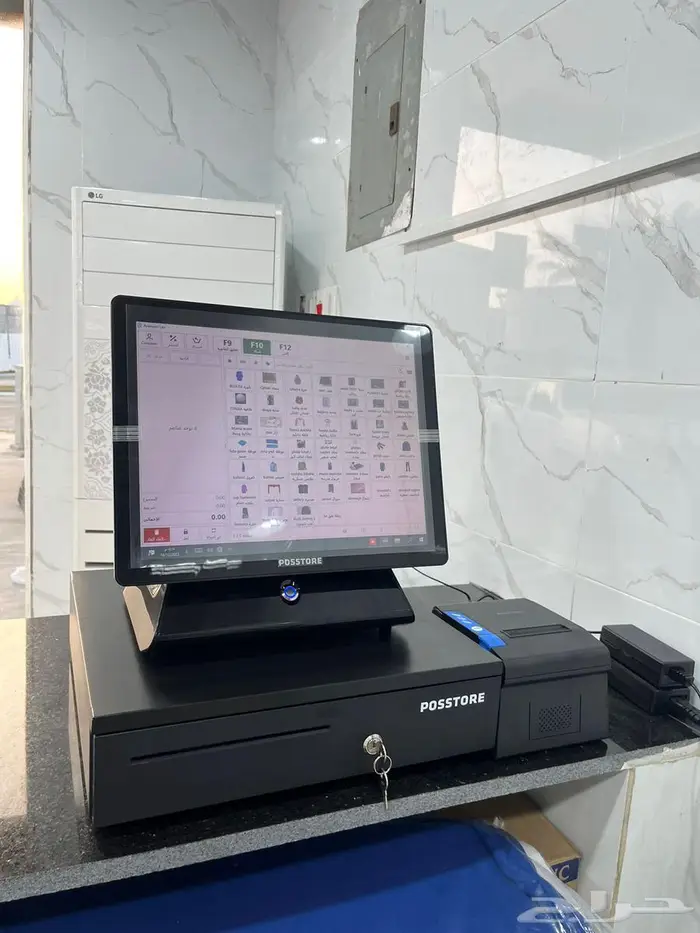 كاشير لمس شاشتين كامل مع البرنامج 1888 0