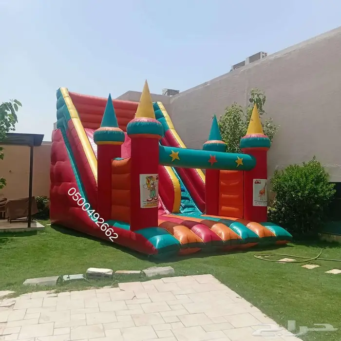 زحليقه مائيه نطيطات ملعب صابوني 2