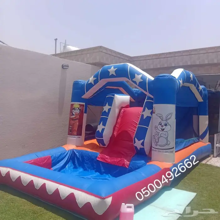 زحليقه مائيه نطيطات ملعب صابوني 1