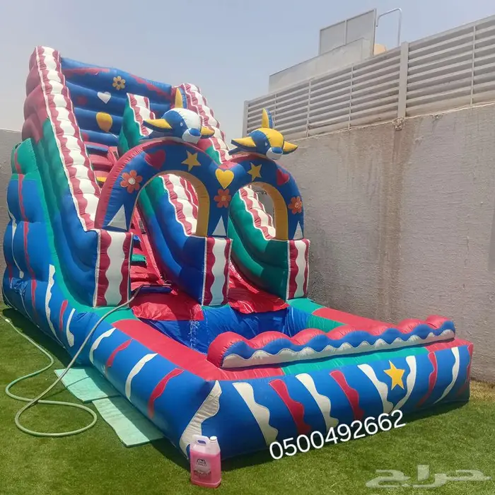 زحليقه مائيه نطيطات ملعب صابوني 3