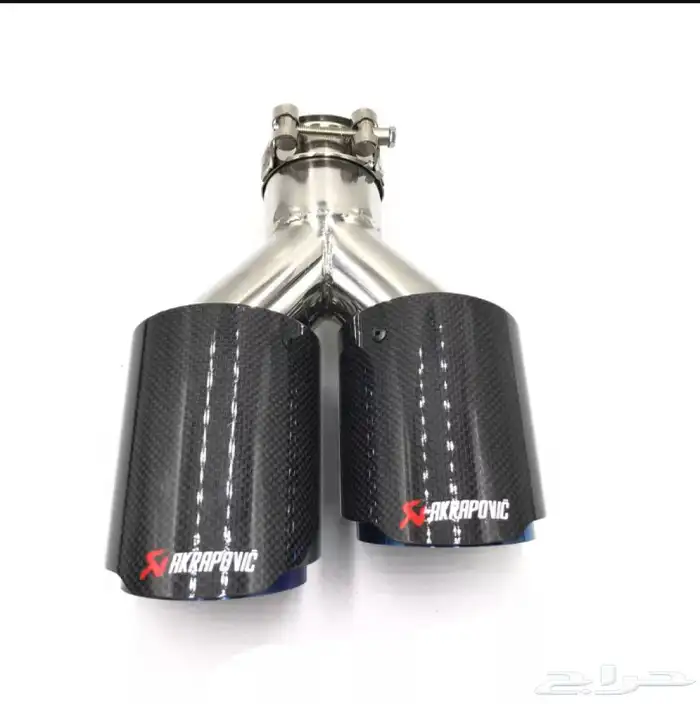 زوج مخارج شكمان كاربون AKRAPOVIC 3