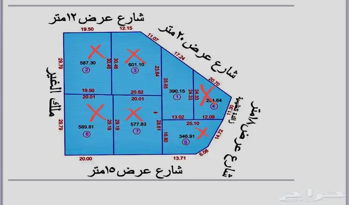 قطع أراضي بصك افراغ فوري السيل الصغير 1