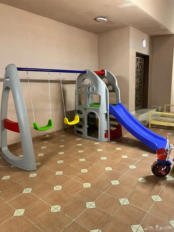 مراجيح وزحاليق للالطفال بلاستيكية قويه امان للالطفال 4