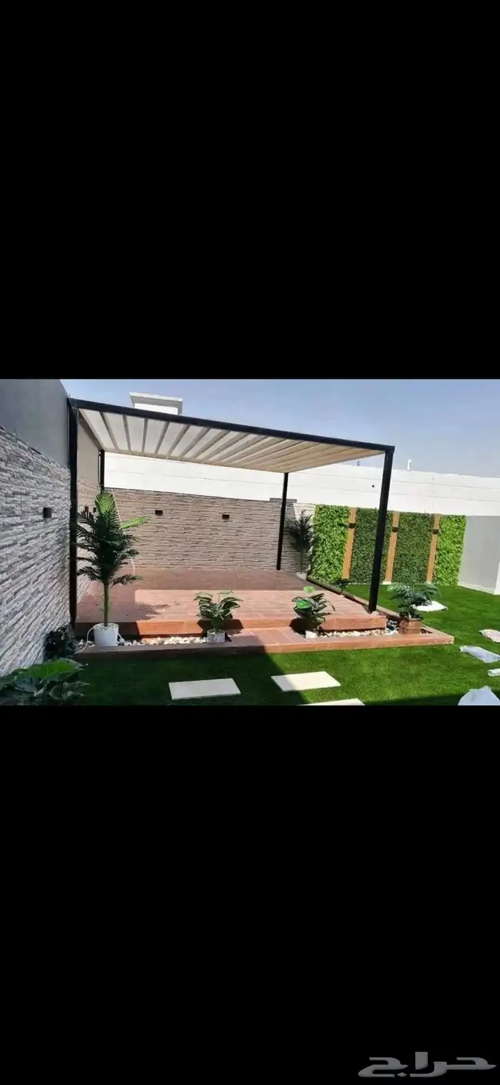 تفصال مظلات حديد وخشب و لكسان و شينكو وكراسي 2