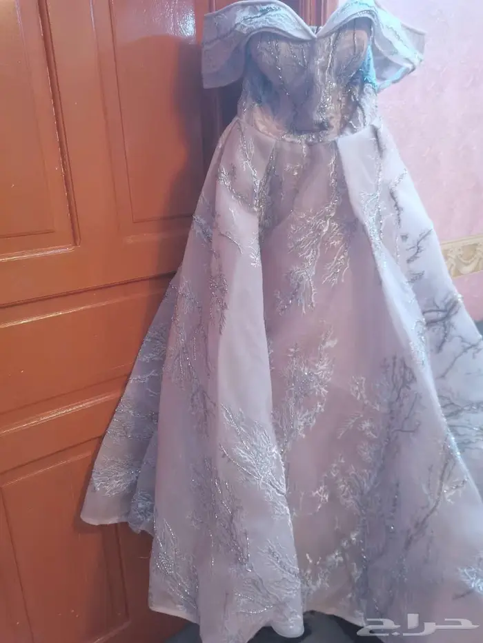 فستان ملكه و ينفع اخت عريس او اخت عروسه 3