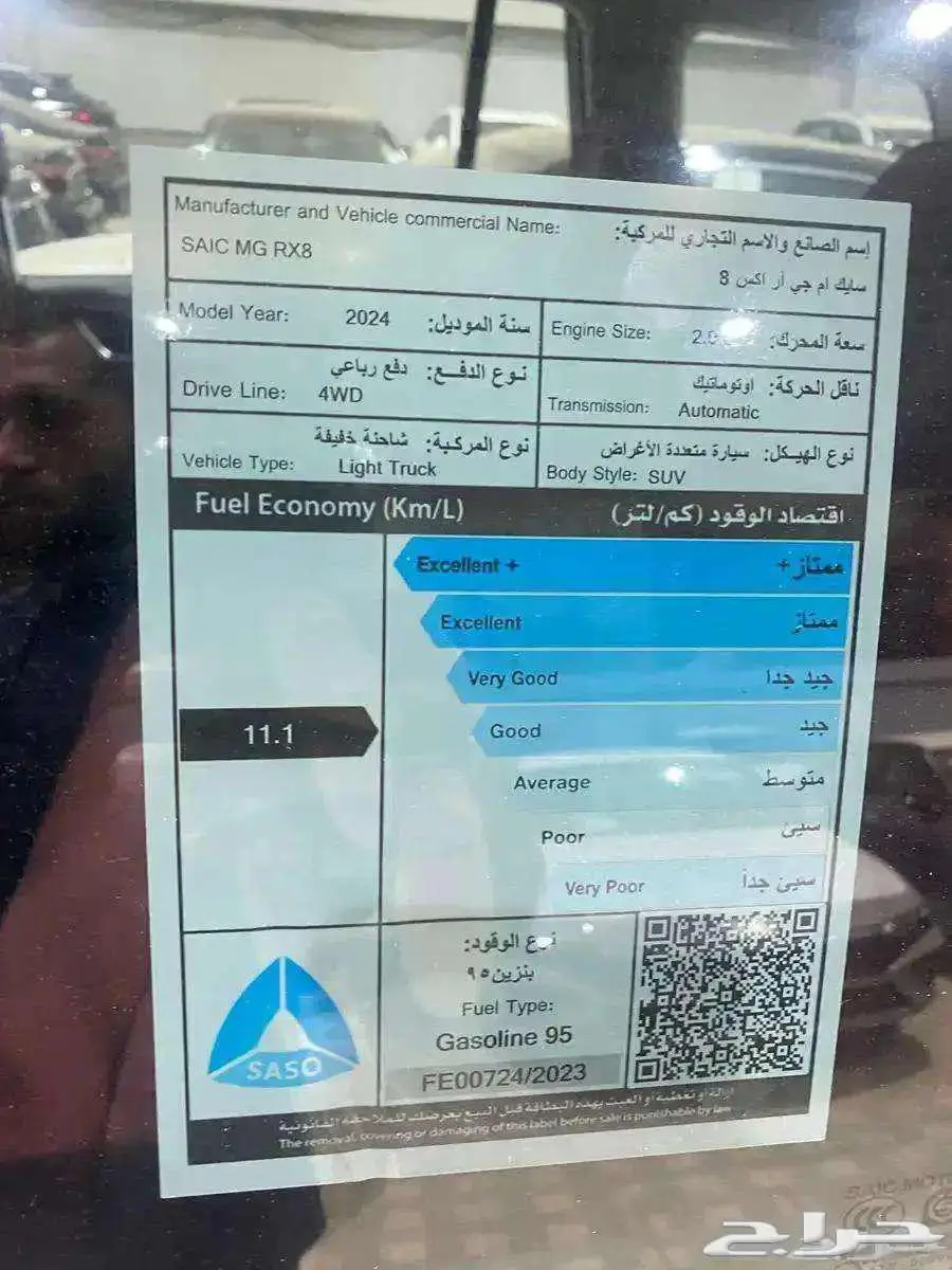 ام جي RX8. 2024 7